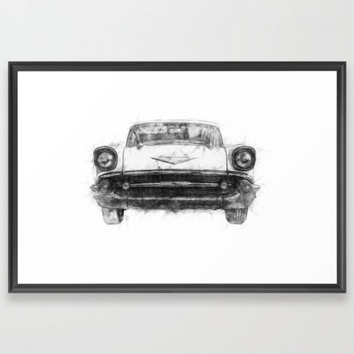 Vintage Cars Print Wall Art